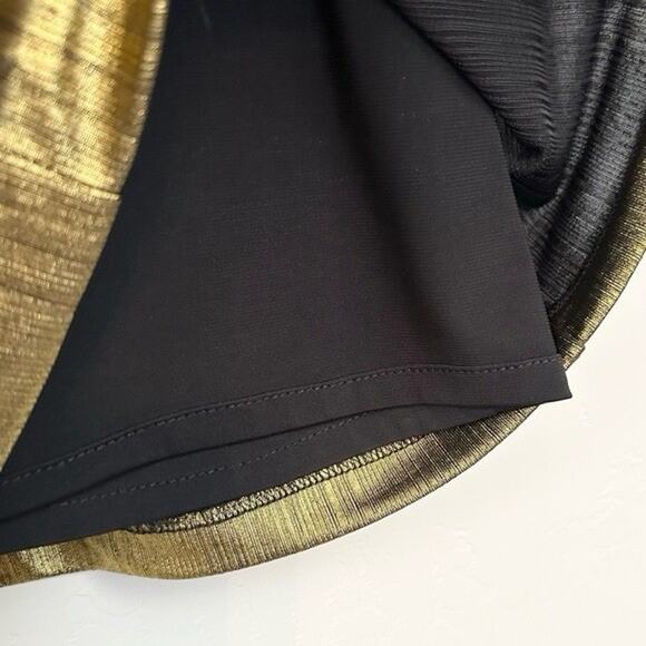 Amanda Uprichard Metallic Gold Lame Cinderella Dress S Revolve Bodycon NYE - Picture 9 of 10